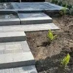 a steps leading to a house